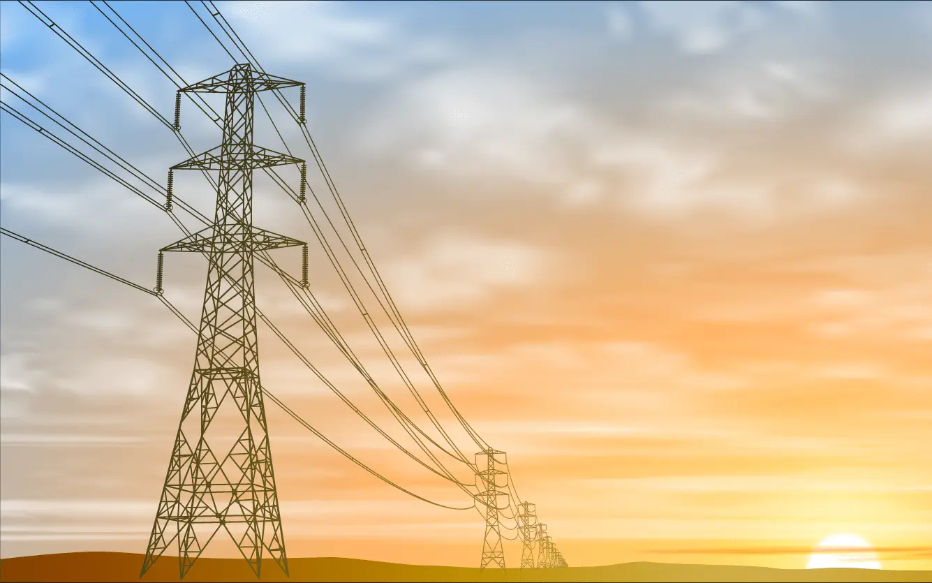 Pylon at Sunset